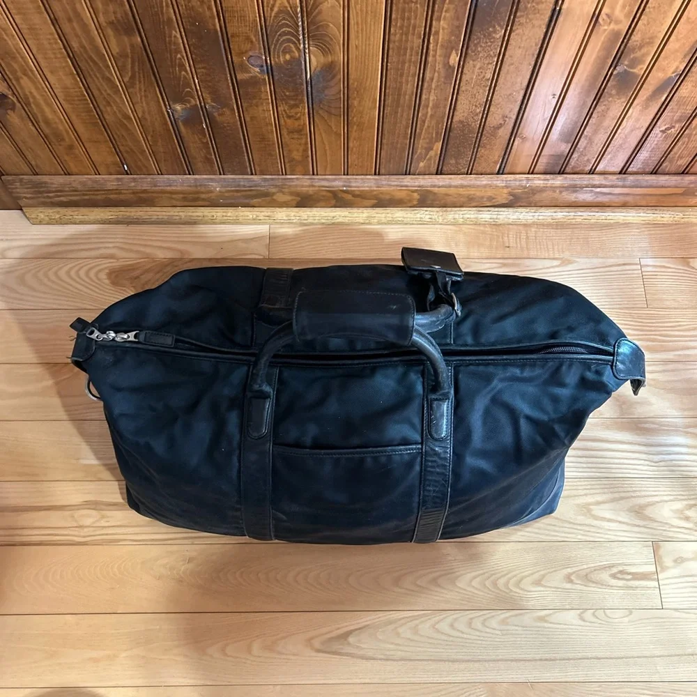 Black Coach 2 Way Boston Bag Luggage Duffle No. D0R-5497